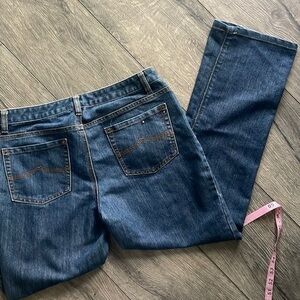 Michael Kors jeans size 8 blue straight leg denim